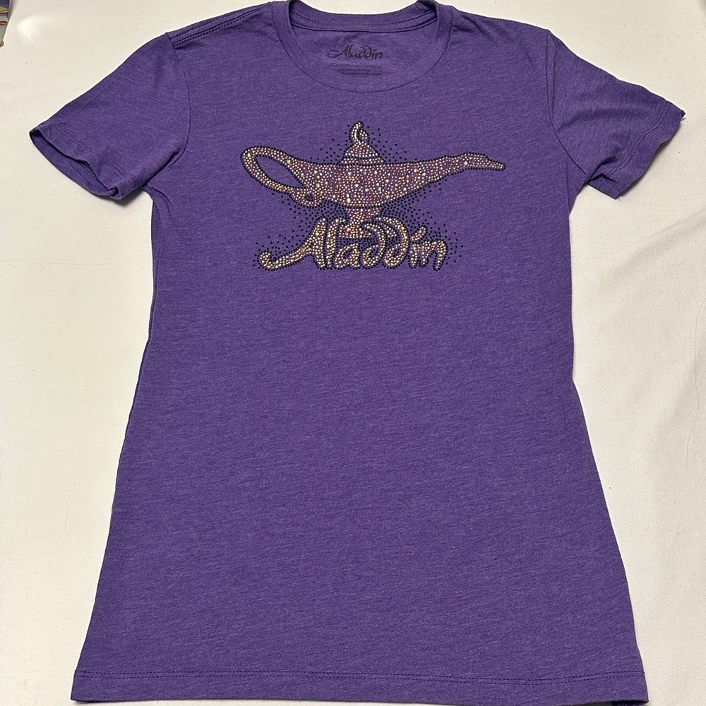 Disney Aladdin Purple Short Sleeve Tee